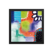 Abstract DIG Colours Framed poster